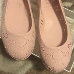 Worn once Gucci ballet jelly shoes